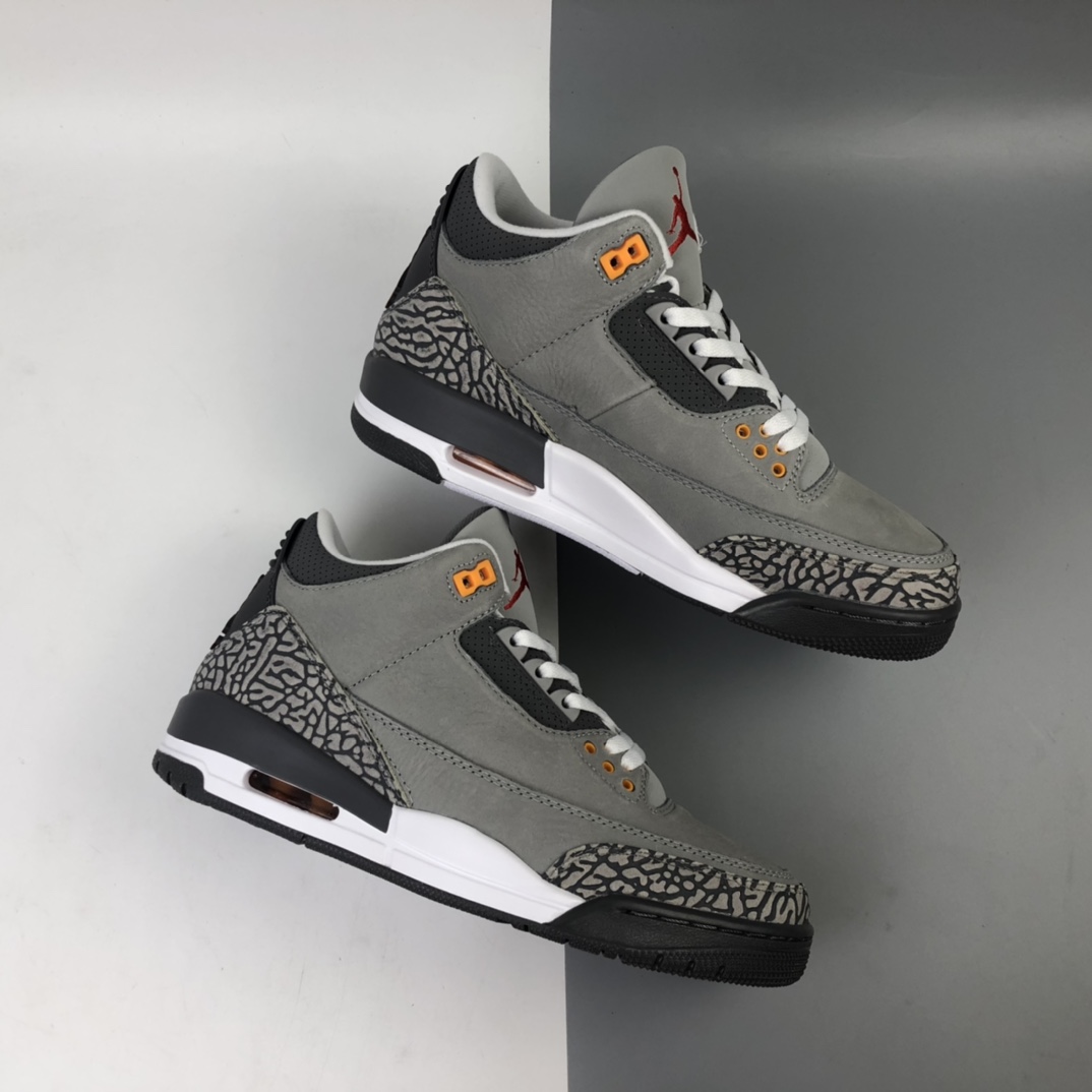 450 Air Jordan 3“Cool Grey”酷灰 aj3灰狼 CT8532-012