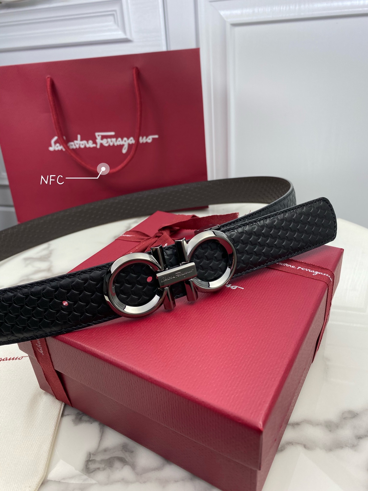 Ferragamo Haute Couture Luxury Atelier Designer Belt Tie Accessories 2