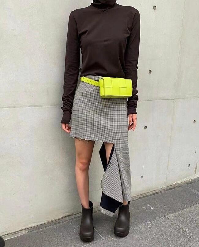 Bottega Veneta葆蝶家  The Belt Cassttte腰包 639367奇异果色