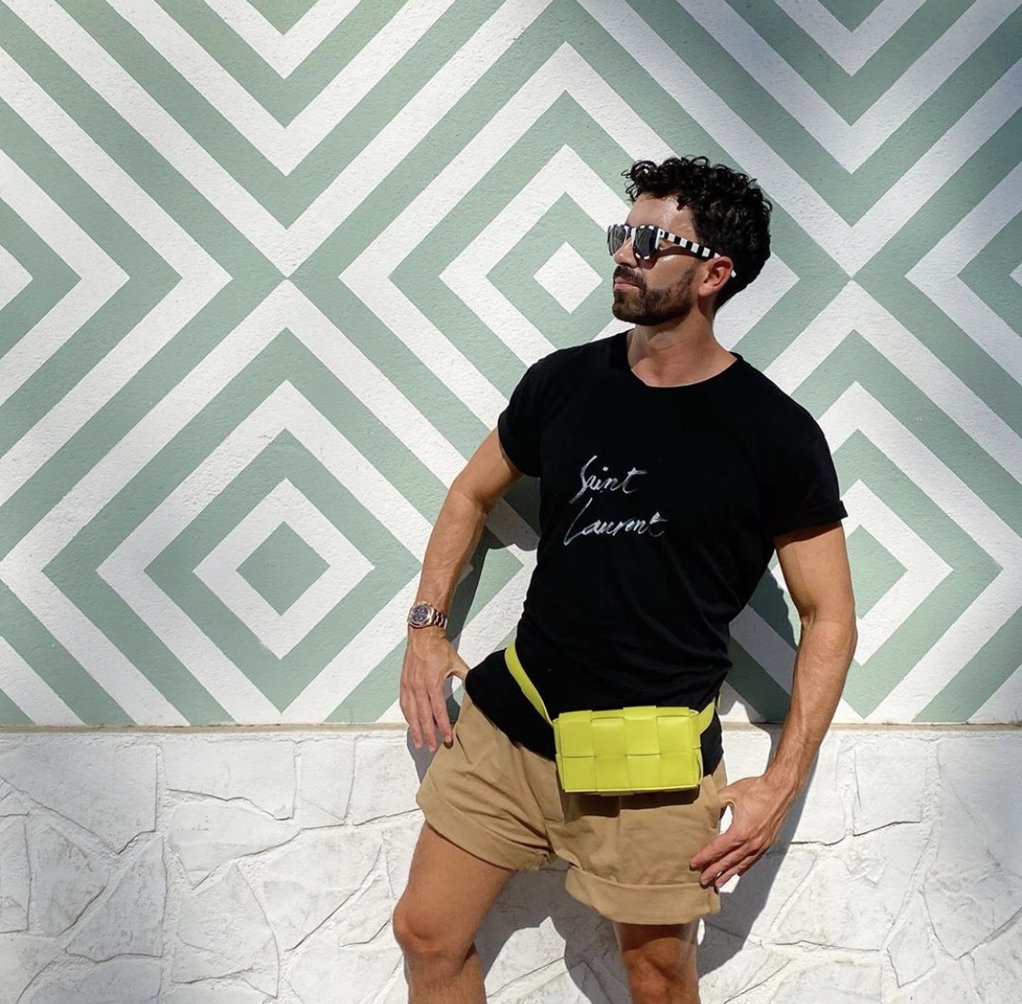 Bottega Veneta葆蝶家  The Belt Cassttte腰包 639367奇异果色