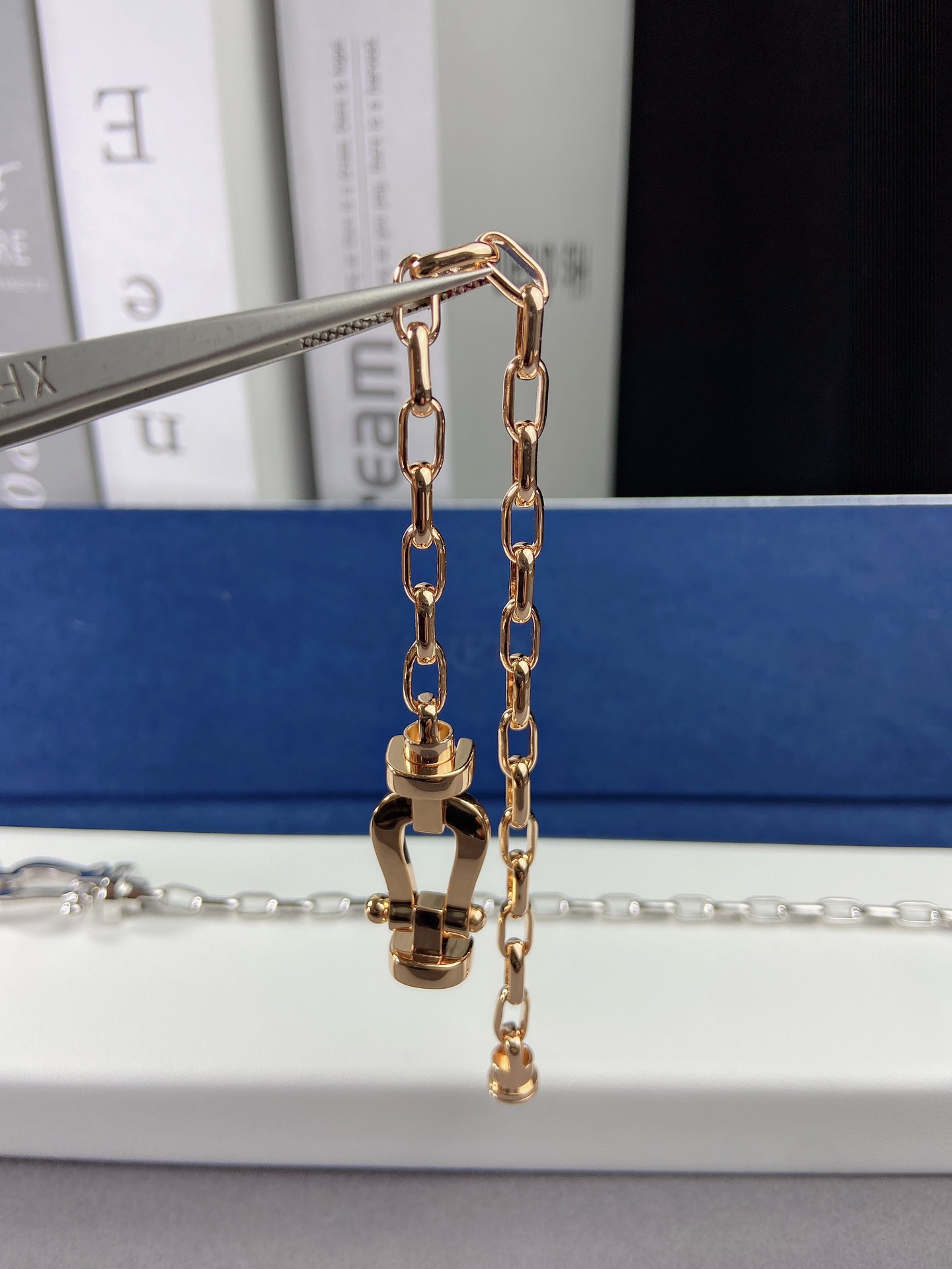 适合手腕16～17cm迟到的礼物 Fred无钻大号手链，来自于客户寄来的官网模版打样一款不那么大众的手链