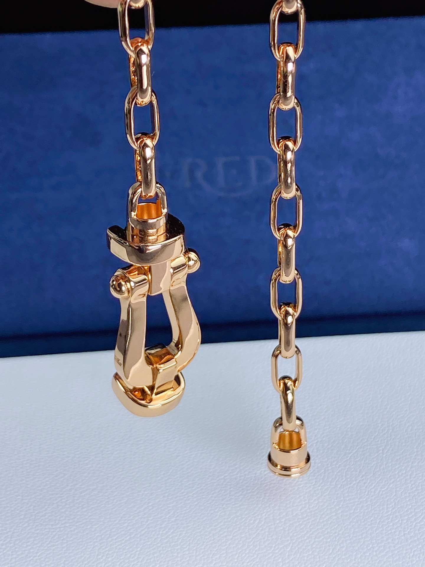 适合手腕16～17cm迟到的礼物 Fred无钻大号手链，来自于客户寄来的官网模版打样一款不那么大众的手链