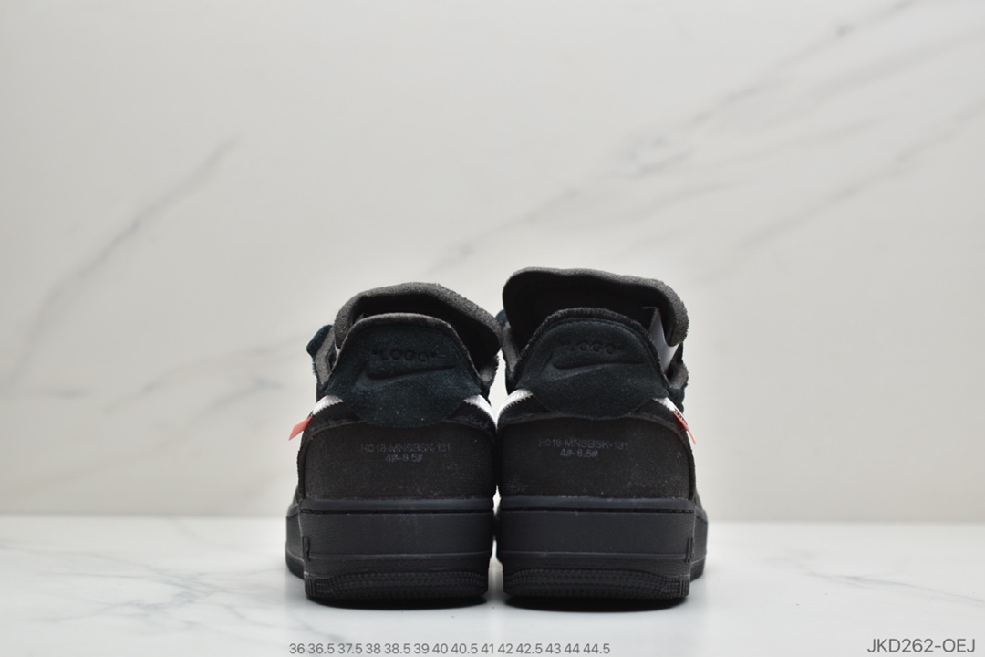 160 公司级耐克OFF-WHITE x Nike Air Force 1 OW联名空军一号 柠檬黄 AO4606-700