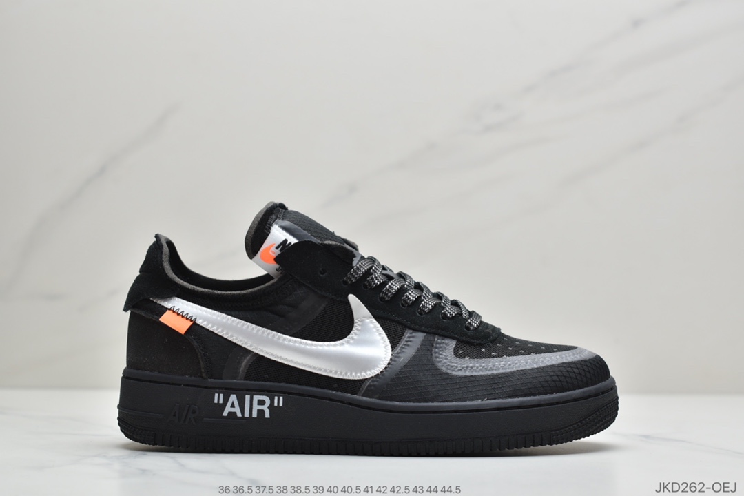 160 公司级耐克OFF-WHITE x Nike Air Force 1 OW联名空军一号AO4606-700