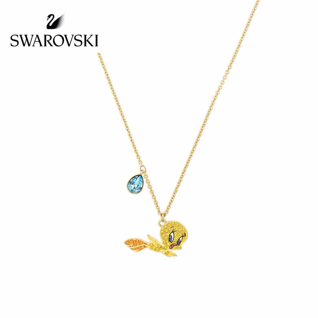 💰80 现货（小黄鸭款）施华洛世奇✨新款✨ 小黄鸭项链 太可爱了 对可爱没有抵抗之力 触觉的质感非常棒 太有夏日的气息啦 绝对是爱美小仙女的福音[玫瑰]