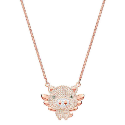 💰70 现货（飞天小猪款）
💖施华洛世奇LITTLE 可爱飞猪💖 精致萌趣 时尚少女 项链饰品。洋溢着满满的少女气息。