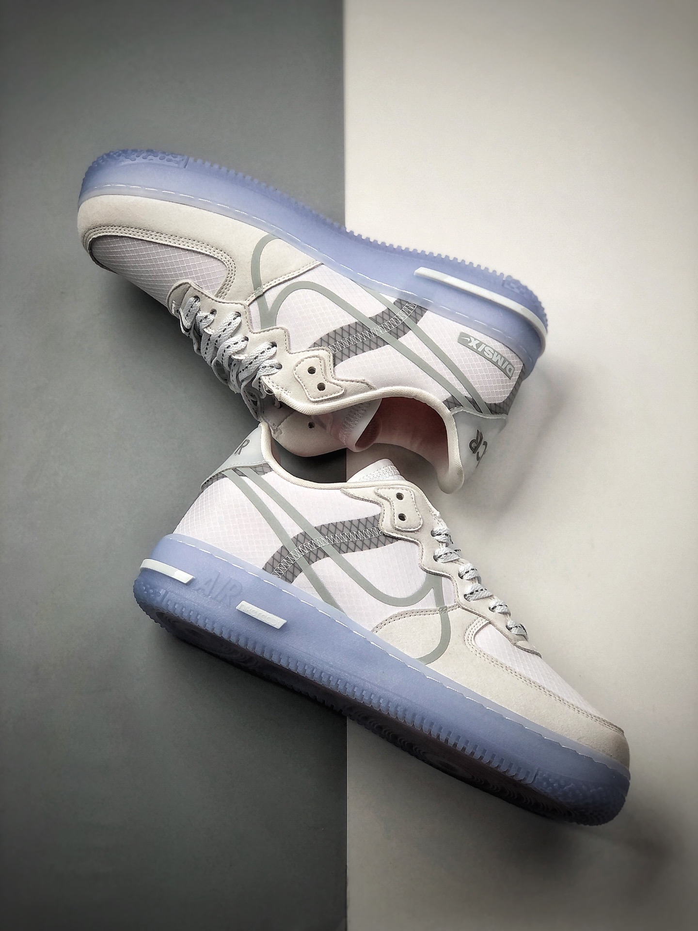200  Air Force 1 React QS Light Bone 冰块解析冰蓝空军一号 CQ8879-100