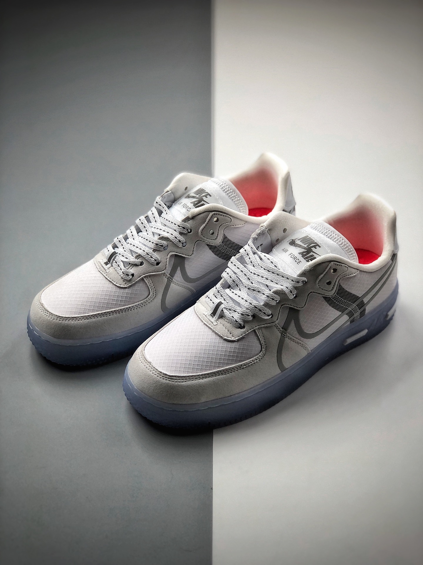 200  Air Force 1 React QS Light Bone 冰块解析冰蓝空军一号 CQ8879-100