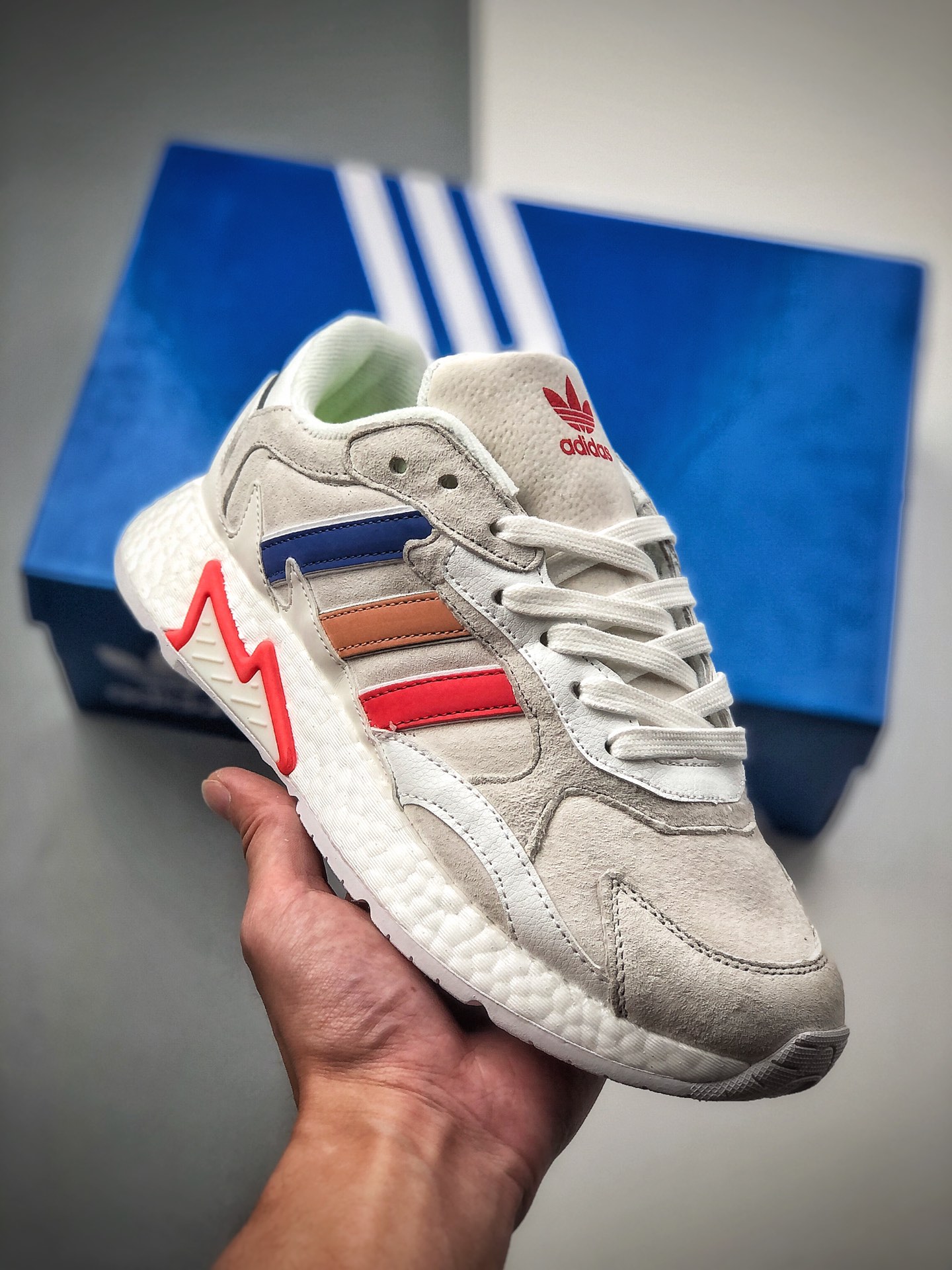 220  Adidas Trescrun BR 阿迪新款3M反光复古跑鞋EG7111