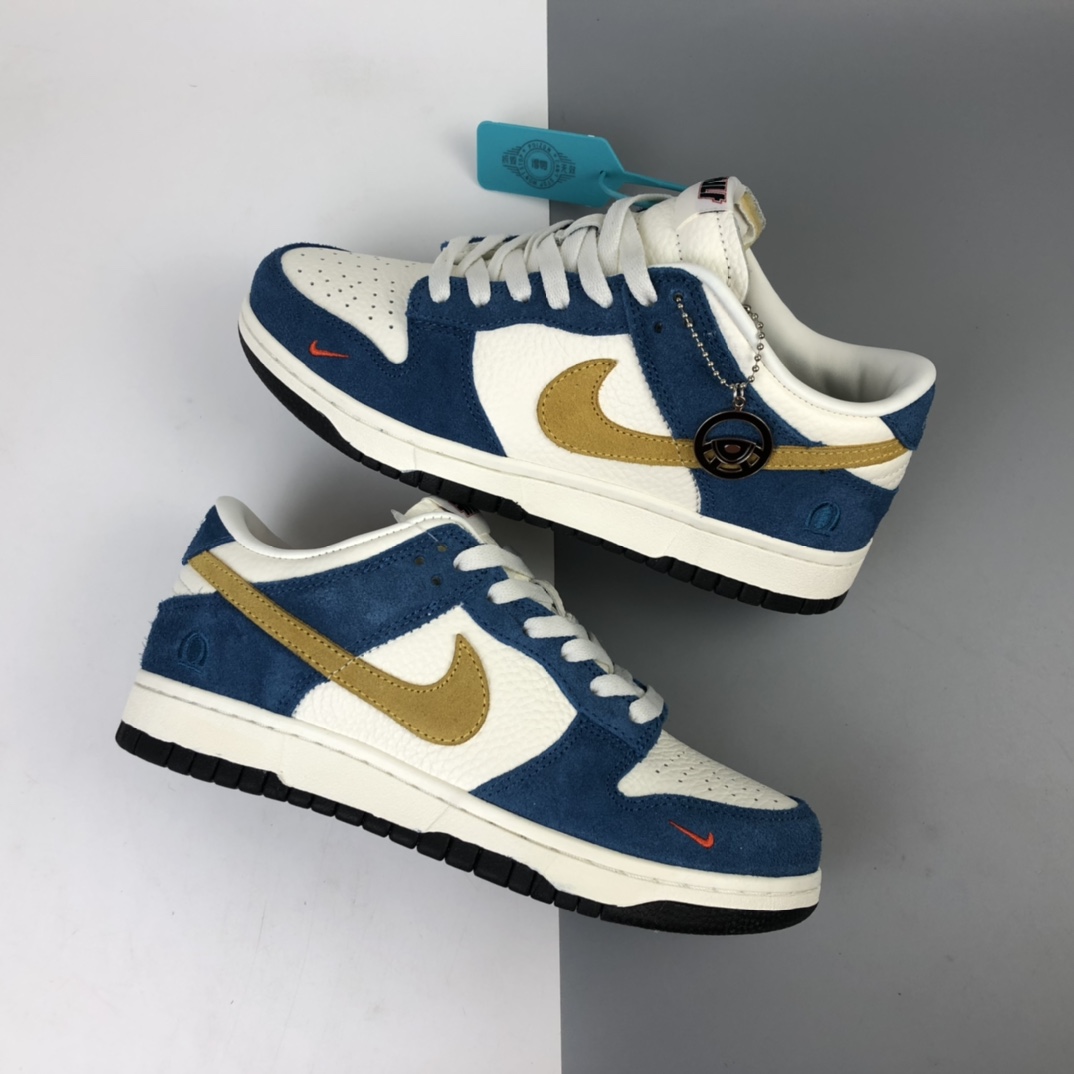 290 韩国时尚品牌 Kasinax Nike SB Dunk Low  “80s Bus”SB板鞋 旅行 主题系列 高速公路 海军蓝色 工业蓝色 釜山行 蓝黄色 CZ6501-100