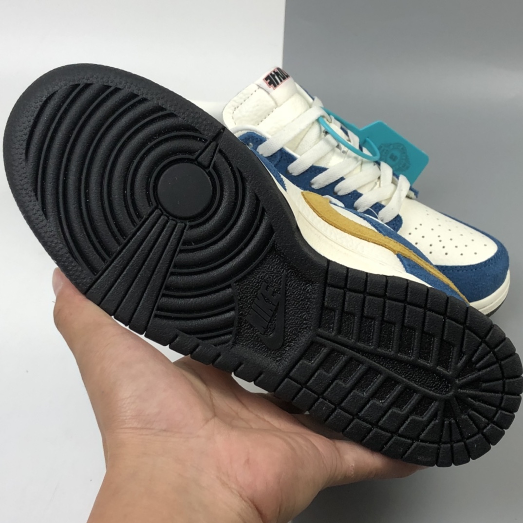 290 韩国时尚品牌 Kasinax Nike SB Dunk Low  “80s Bus”SB板鞋 旅行 主题系列 高速公路 海军蓝色 工业蓝色 釜山行 蓝黄色 CZ6501-100