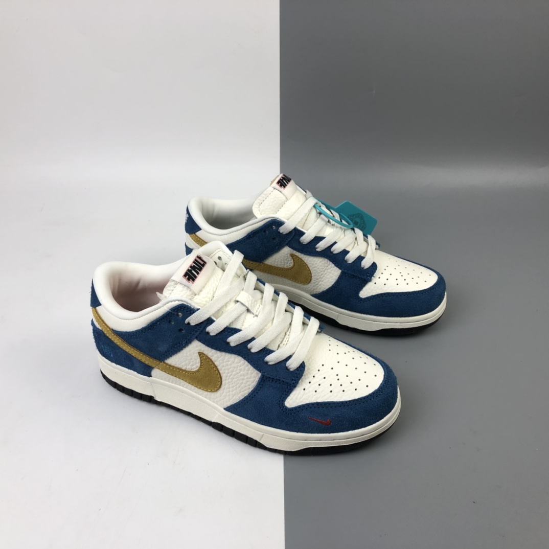 290 韩国时尚品牌 Kasinax Nike SB Dunk Low  “80s Bus”SB板鞋 旅行 主题系列 高速公路 海军蓝色 工业蓝色 釜山行 蓝黄色 CZ6501-100