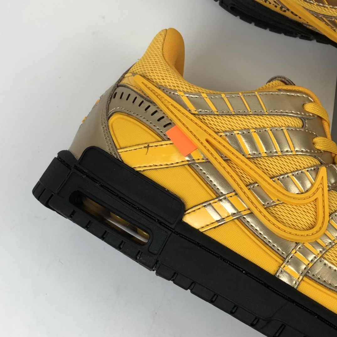 260 VIRGIL ABLOH设计师独立品牌Off-White x Nike Air Rubber Dunk”University Gold” OW金黄黑底
