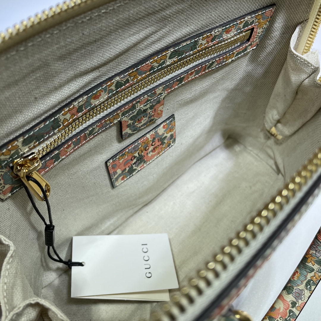 Gucci 马衔扣1955系列Liberty印花 621220