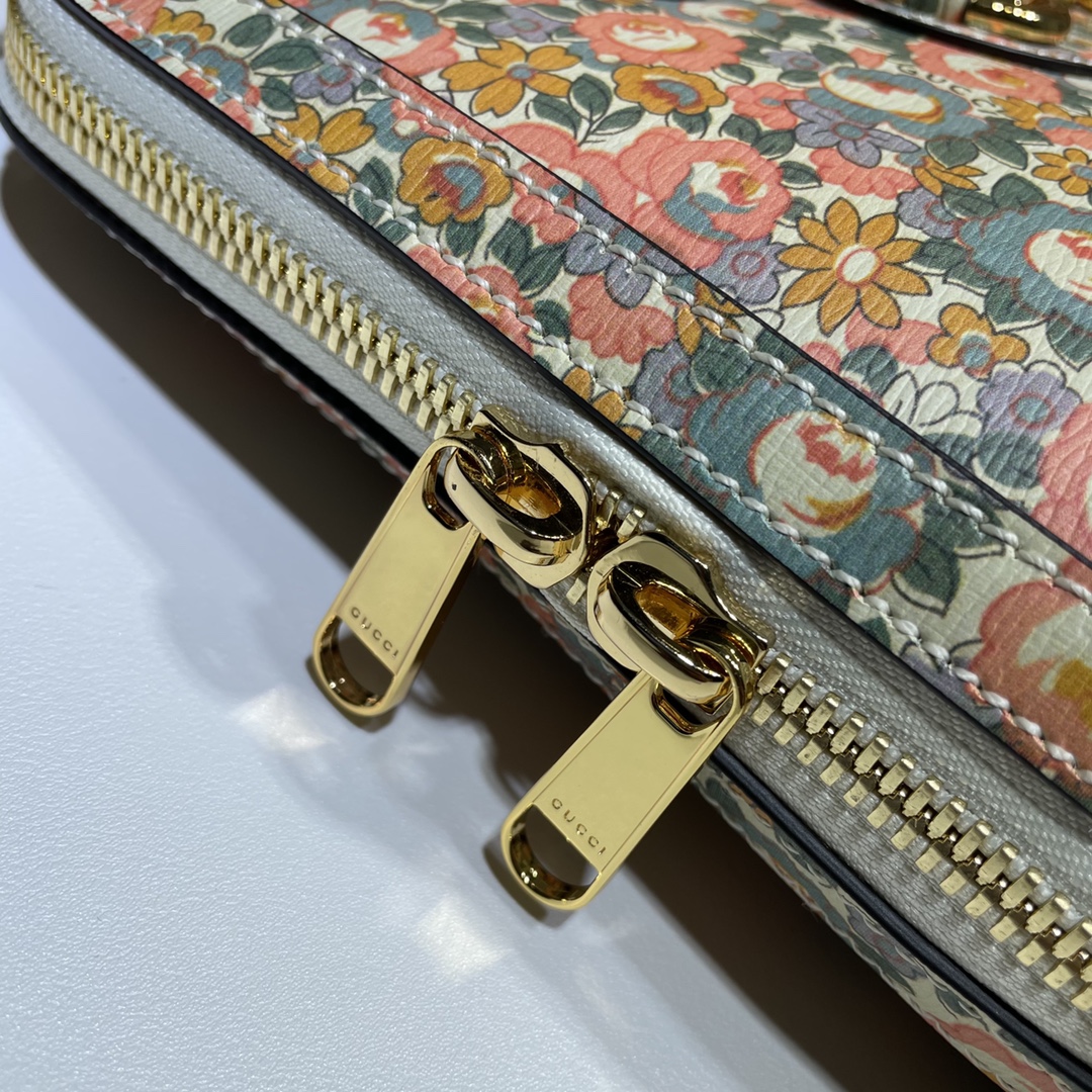 Gucci 马衔扣1955系列Liberty印花 621220