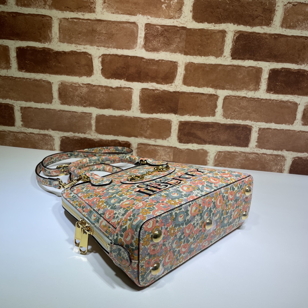 Gucci 马衔扣1955系列Liberty印花 621220