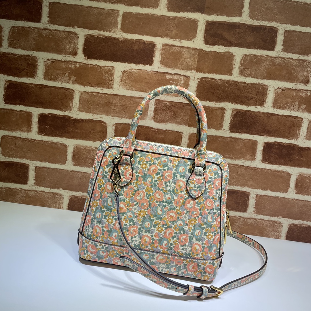 Gucci 马衔扣1955系列Liberty印花 621220