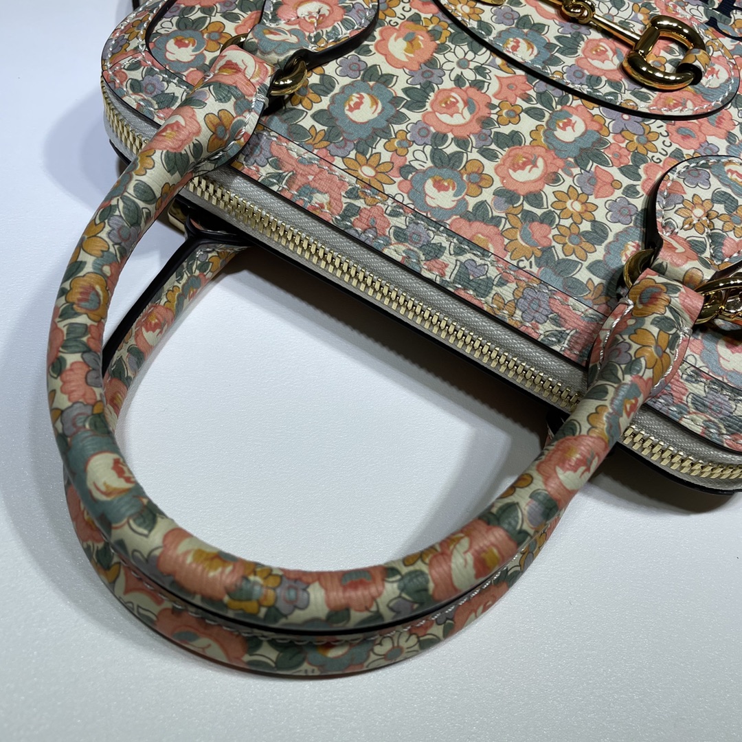 Gucci 马衔扣1955系列Liberty印花 621220