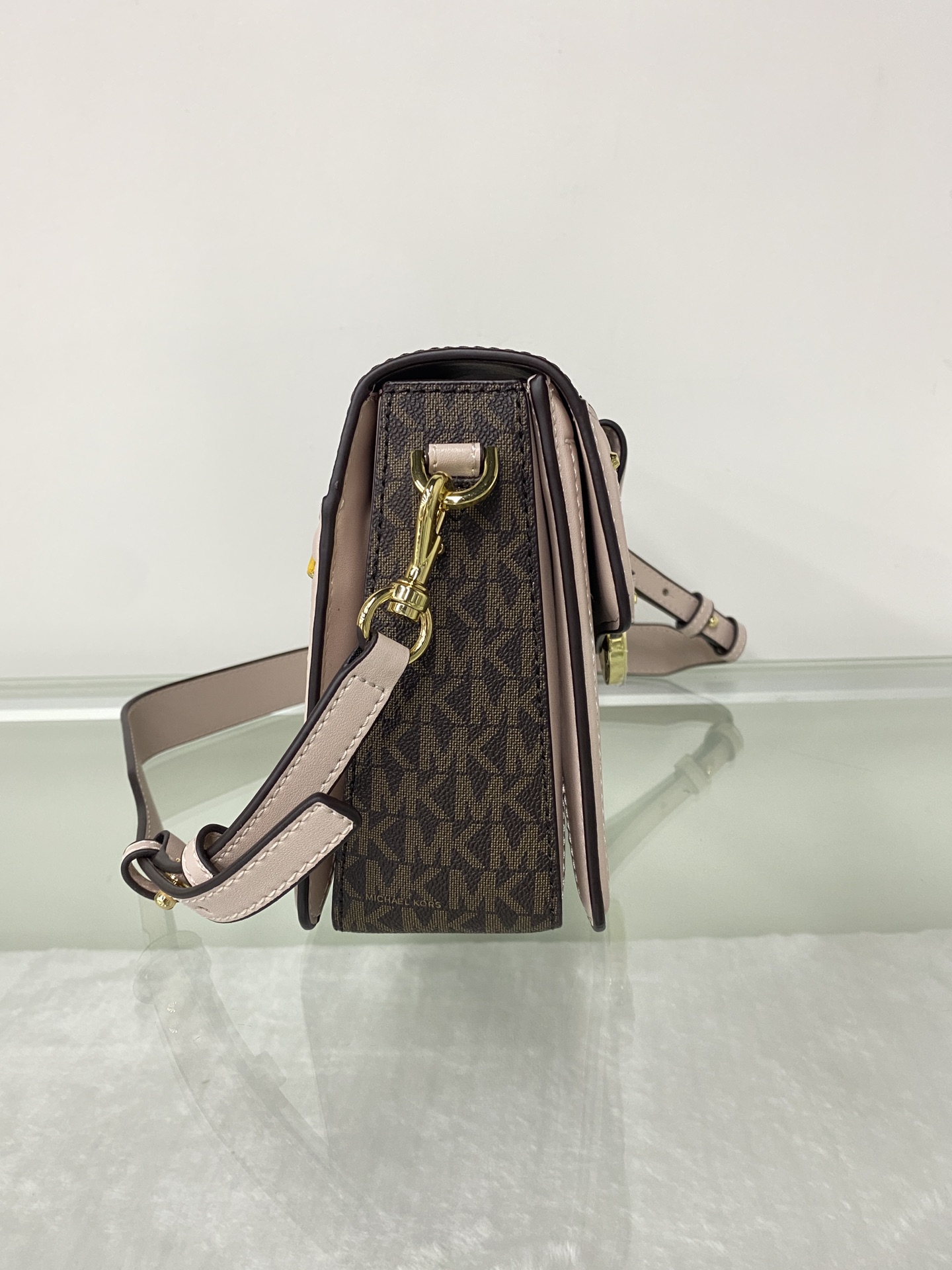 Michael Kors ～mk Jessie 女士单肩包，2020最新鳄鱼皮配老花酒神包
