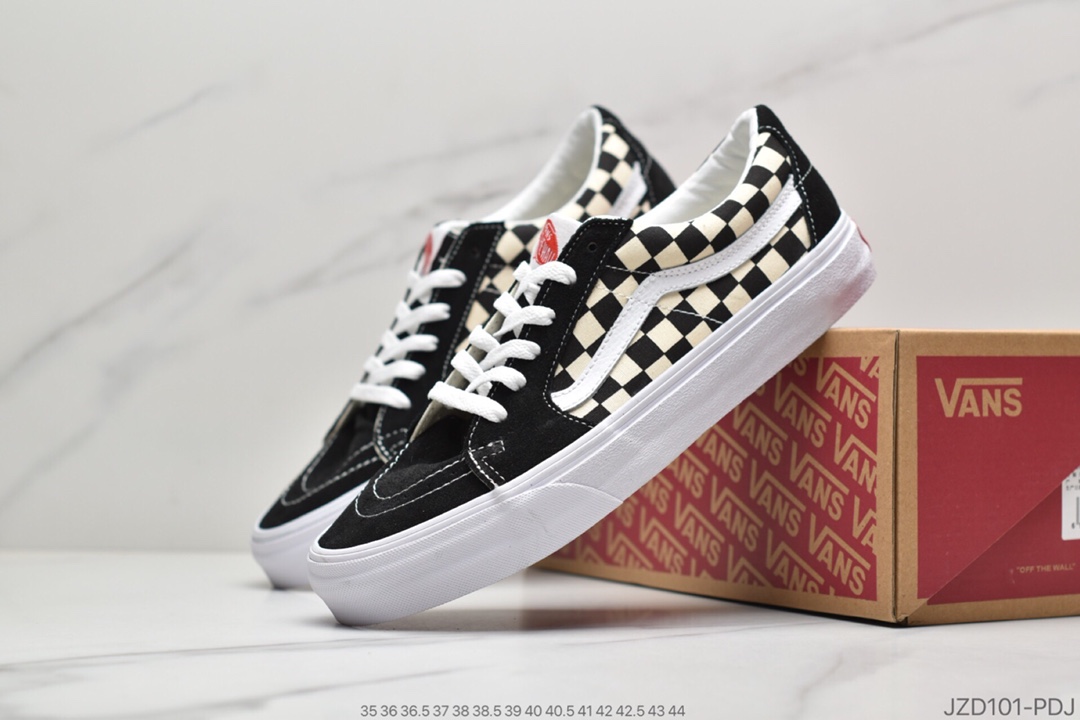 140 真标万斯VANS OLD SKOOL 黑白棋盘格子帆布鞋情侣鞋子韩版潮流百搭板鞋