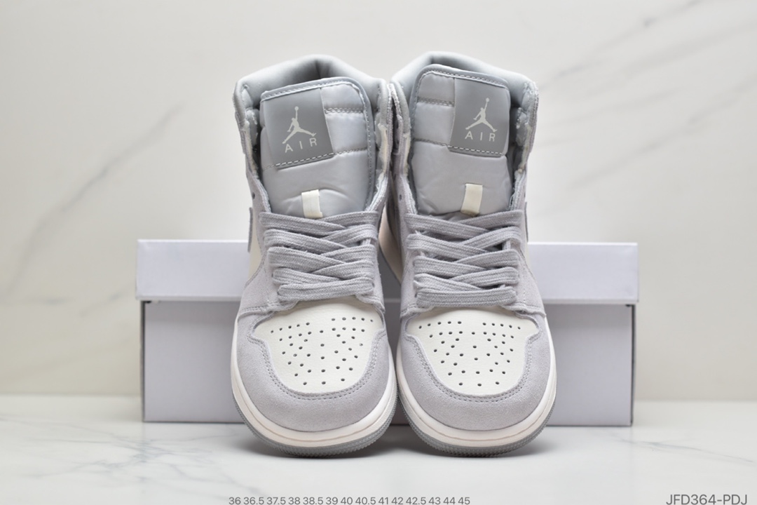 170 真标Air Jordan AJ1 Retro High Premium”Pale Ivory”“香芋粉紫白灰”AH7389-101