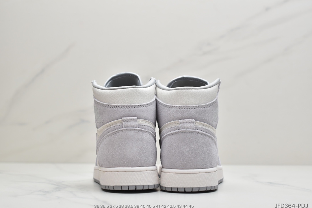 170 真标Air Jordan AJ1 Retro High Premium”Pale Ivory”“香芋粉紫白灰”AH7389-101