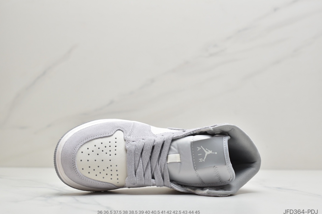 170 真标Air Jordan AJ1 Retro High Premium”Pale Ivory”“香芋粉紫白灰”AH7389-101