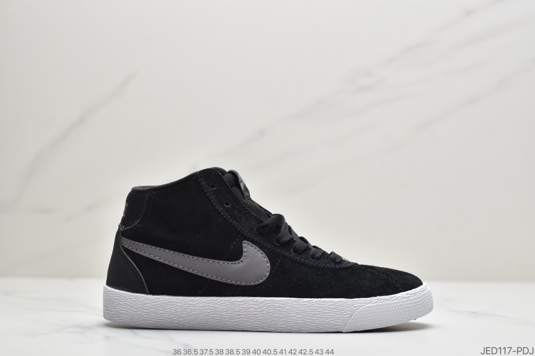 150 真标耐克NIKE SB BRUIN HIGH 中帮 猪八革 SB板鞋滑板鞋休闲鞋型号：923112-001