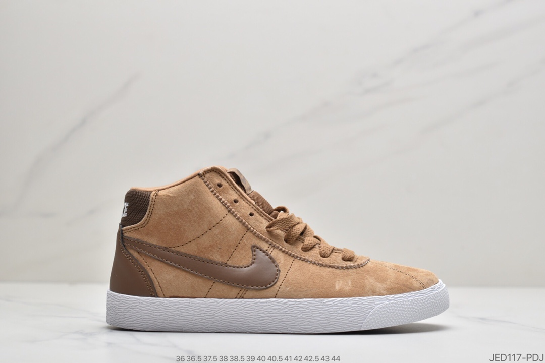 150 真标耐克NIKE SB BRUIN HIGH 中帮 猪八革 SB板鞋滑板鞋休闲鞋型号：923112-001