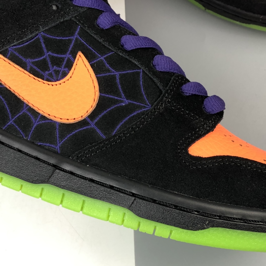 300 Nike SB Dunk Low Night of Mischief 万圣节扣篮系列低帮休闲运动滑板板鞋  BQ6817-006