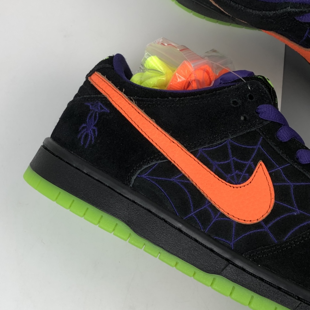 300 Nike SB Dunk Low Night of Mischief 万圣节扣篮系列低帮休闲运动滑板板鞋  BQ6817-006