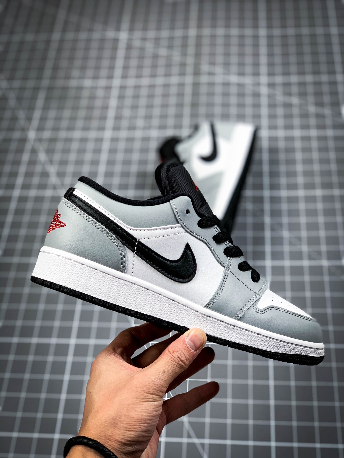 220 AJ1 Low低帮 烟灰 小Dior 市面唯一正确版本 553558-030