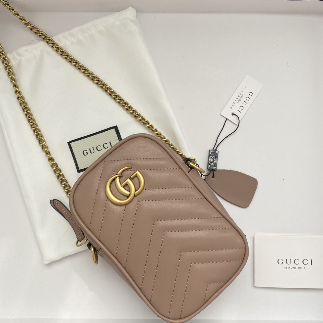 Gucci Marmont AAA
 Mini Bags Cowhide