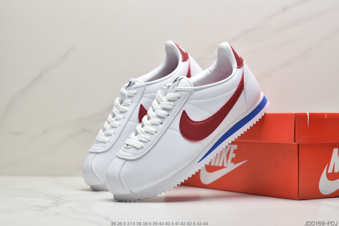 120 耐克Nike  Classic Cortez Leather 阿甘系列经典休闲运动鞋 807471-103