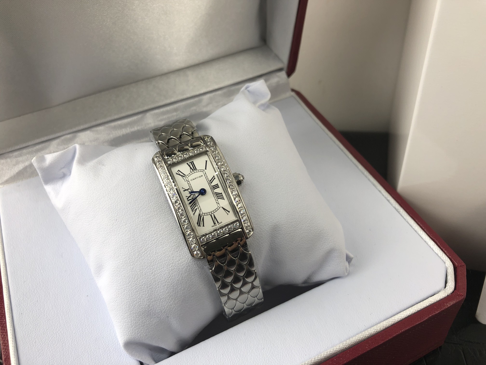 Cartier 皇家 卡地亚坦克系列WB710009女表