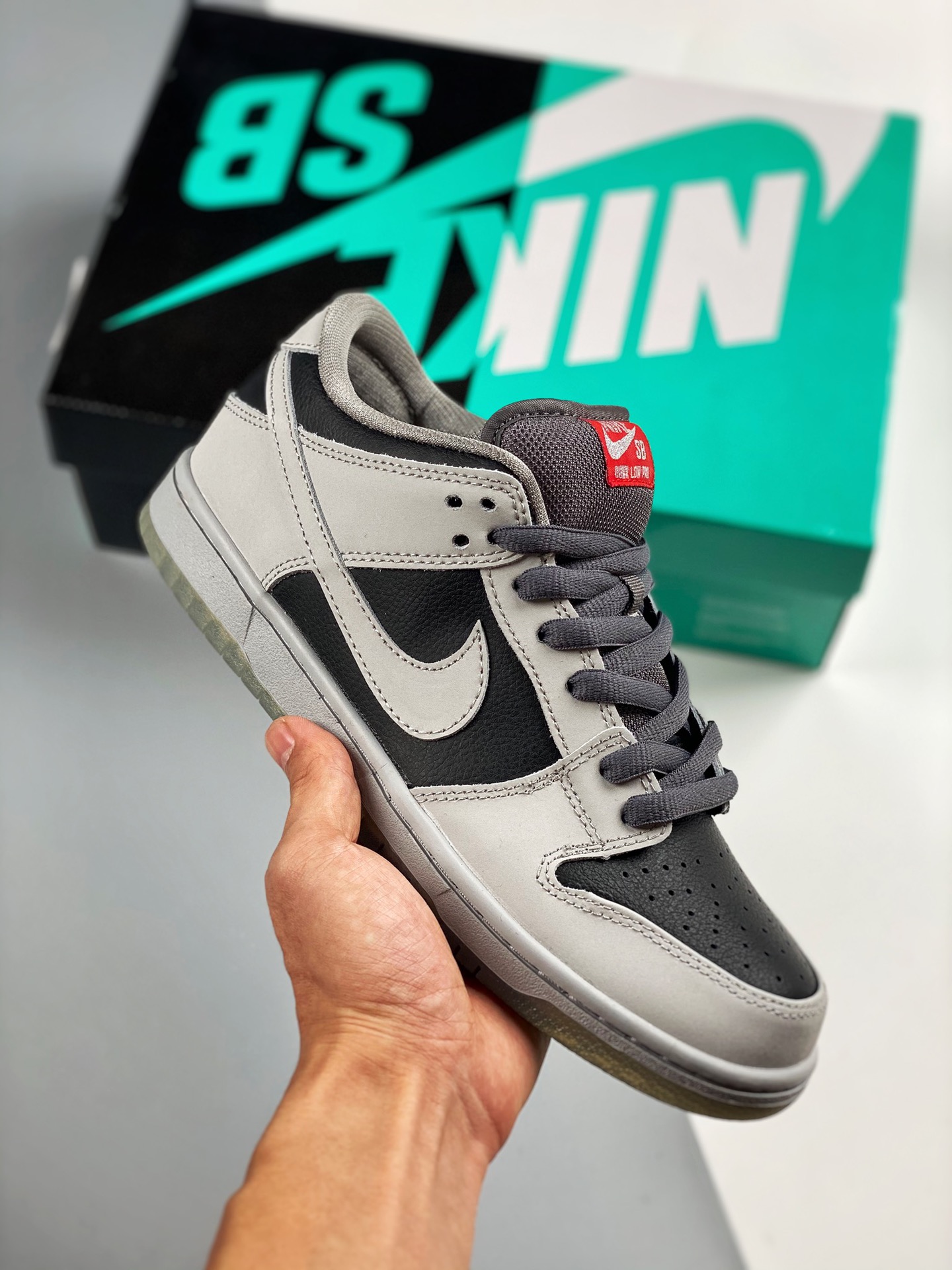 NK Dunk SB LOW Atlas 35MM Grey material de primera capa original, procesamiento de destilación de estilo exclusivo, bri…
