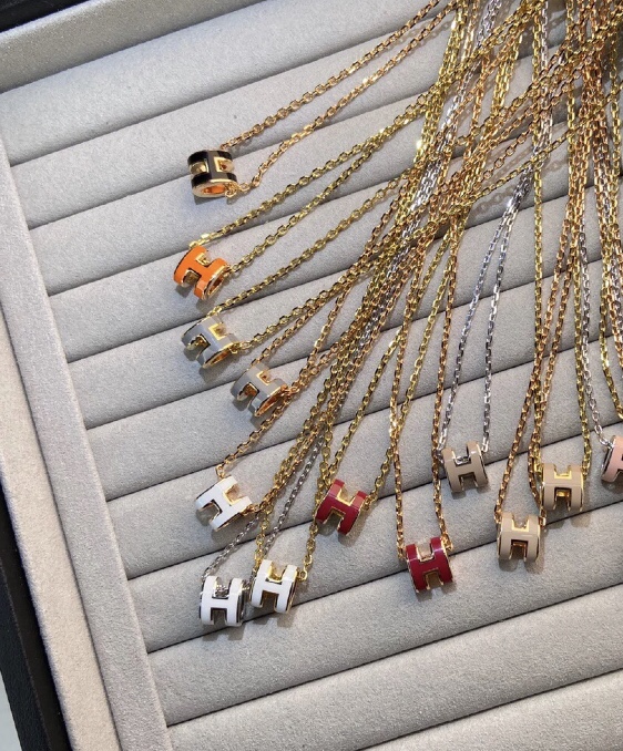 NO:102803,Hermes new mini version H necklace super cute and exquisite original single replica counter one to one, Hermes necklace, hermes, necklace19860909爱马仕新款迷你版H项链 超级可爱精致 原单复刻专柜一比一,爱马仕项链,hermes,necklace,Jewelry
