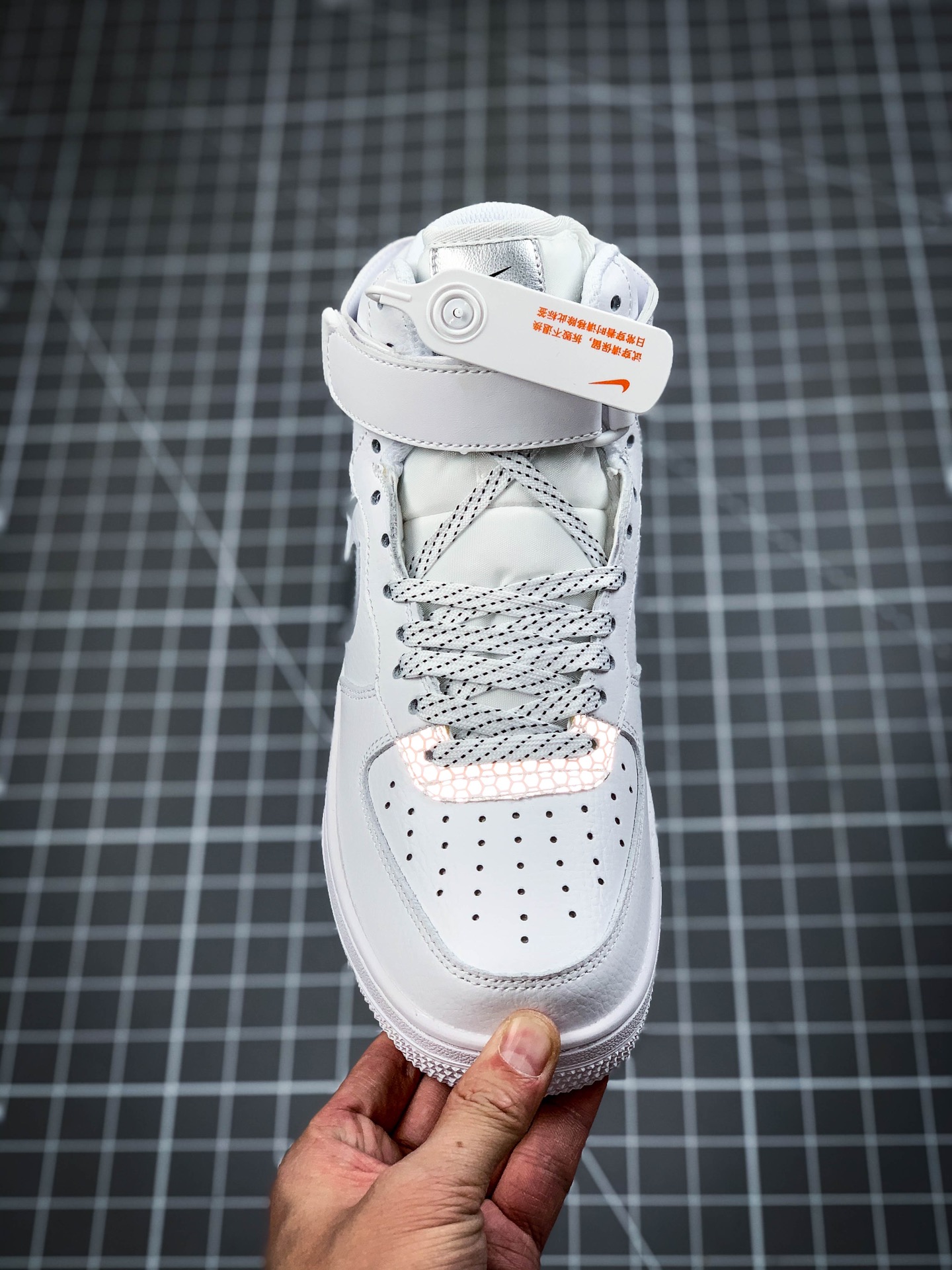 240 耐克Nike Air Force 1 '07 QS All Star”City Of Dreams” 空军高帮经典百搭休闲运动板鞋“拼接皮革”3M反光  CU4159 100