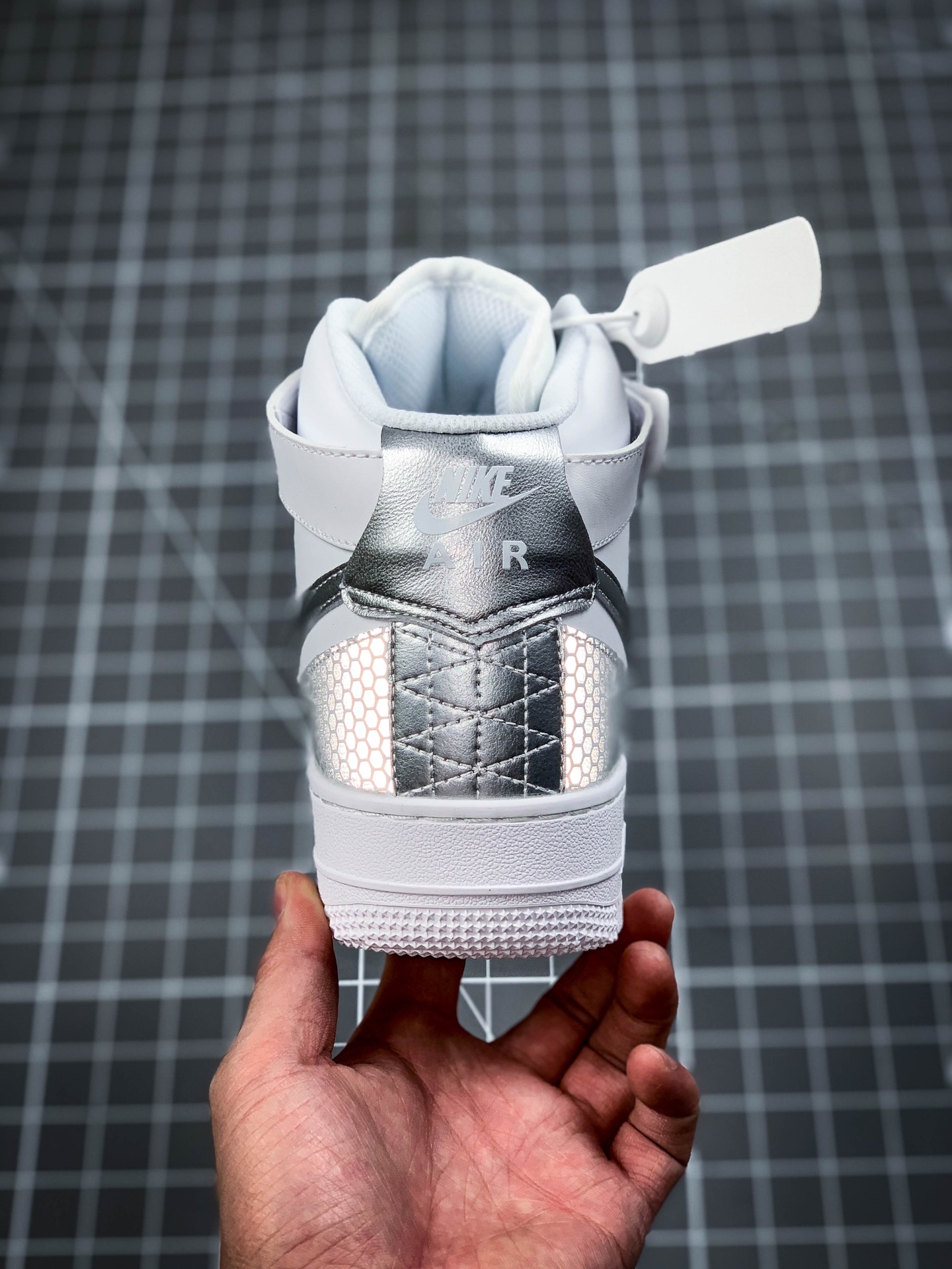 240 耐克Nike Air Force 1 '07 QS All Star”City Of Dreams” 空军高帮经典百搭休闲运动板鞋“拼接皮革”3M反光  CU4159 100