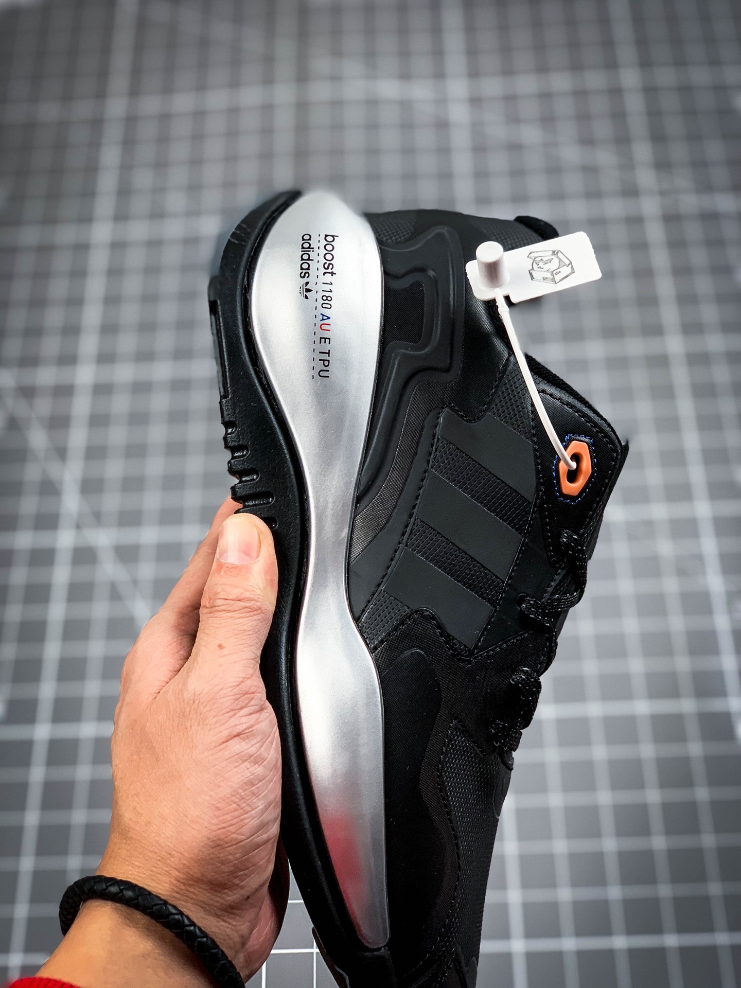 200 Adidas 阿迪达斯 ZX Alkyne Boost 易烊千玺同款 爆米花中底复古运动休闲跑步鞋 FX6225