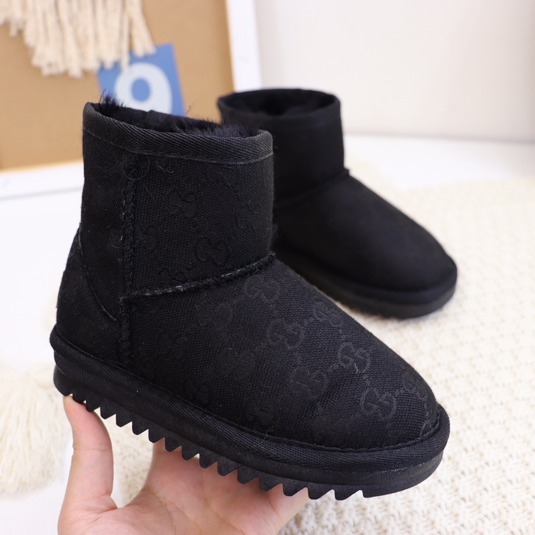 图片[6]-UGG 古驰字母logo联名款 水洗风格字母⤴️耐磨耐用 🦙内里羊皮毛 专柜同步轻翼大底. 儿童25–35..-选品中心