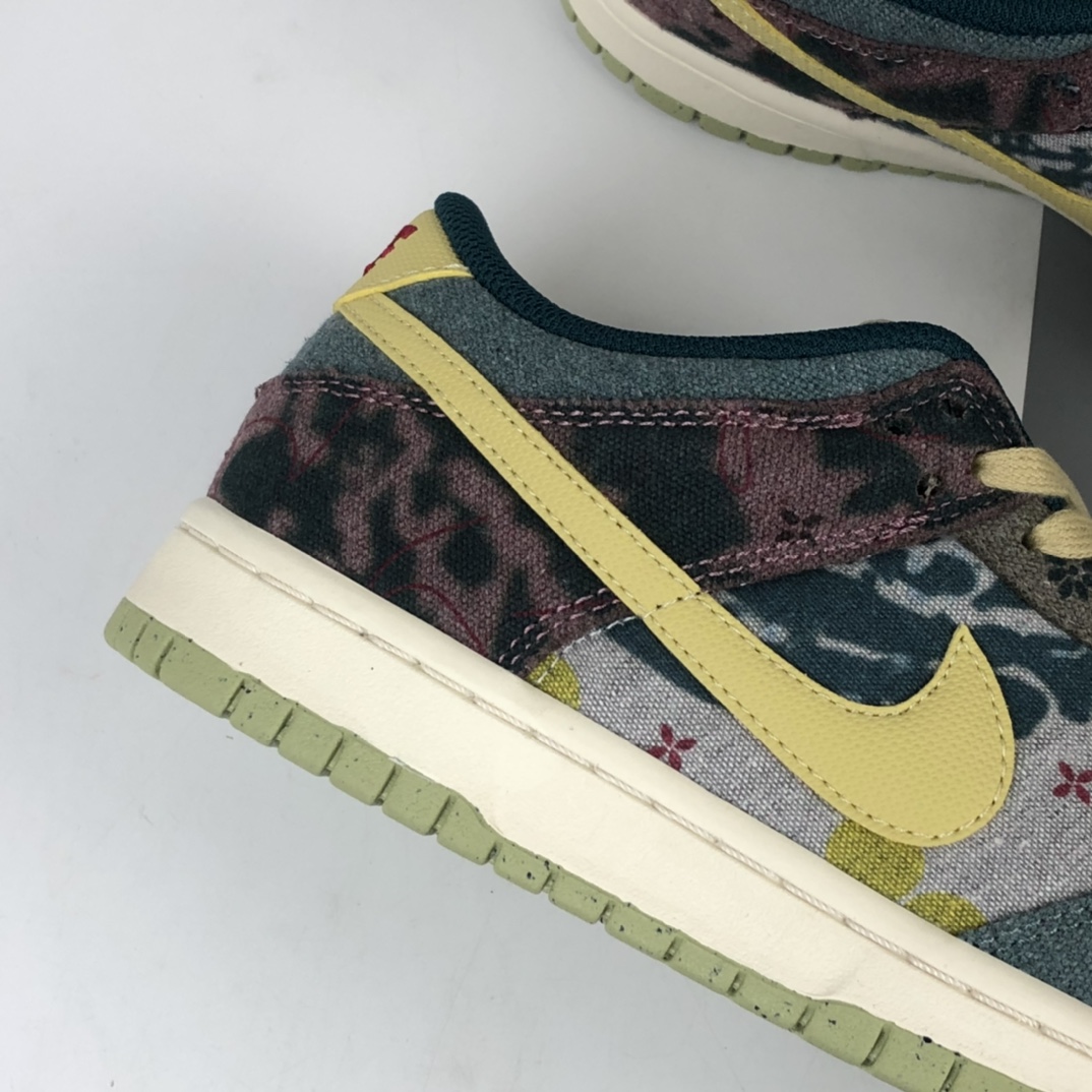 280 Nike SB Dunk Low ”Lemon Wash”扣篮系列低帮休闲运动滑板板鞋“拼色扎染印花水洗”单宁拼接 CZ9747-900