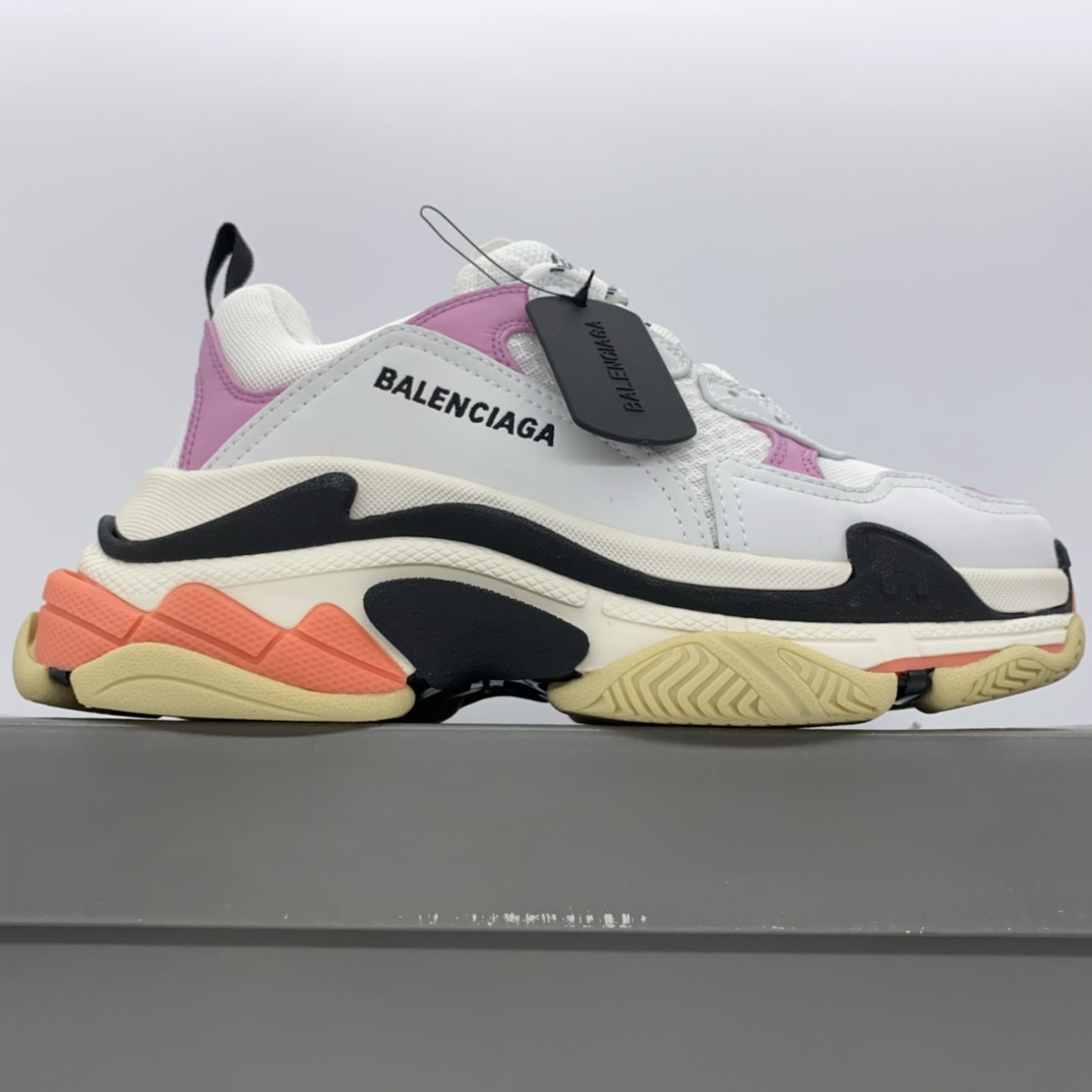 Buena versión original pura Balenciaga Triple S Combinación original de ocho capas Zapatos de papá Balenciaga Combinaci…