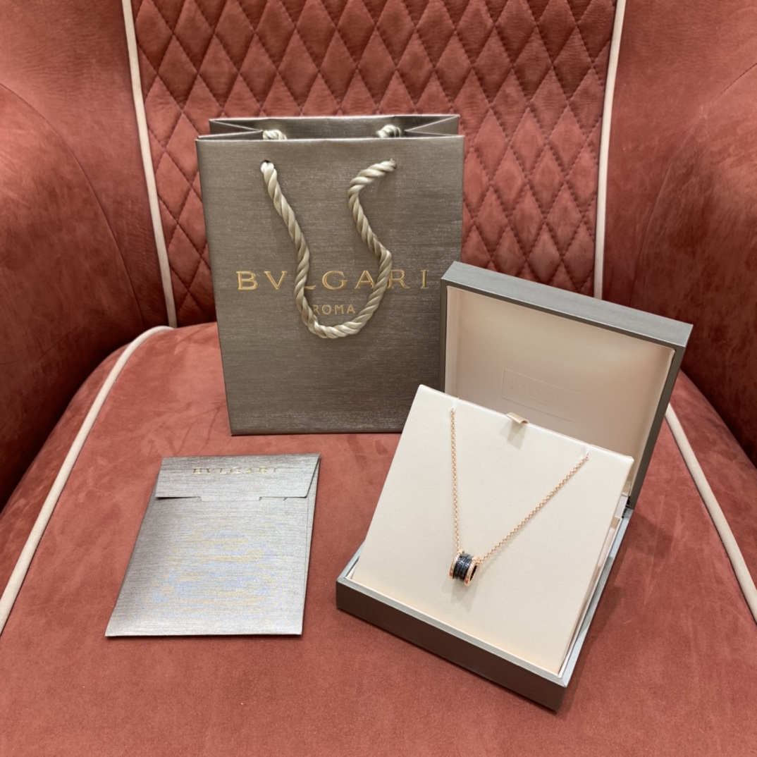 BVLGARI Spring Necklace Exclusive Electroplating Process 18K Real Gold Texture - Top Quality