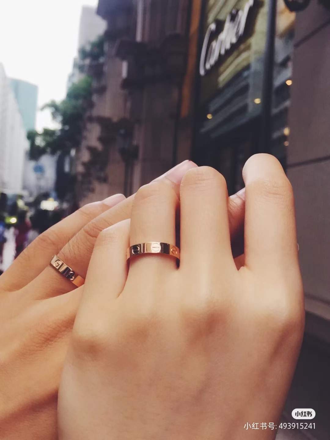 Cartier 佩戴参考图 明星都爱带的情侣对戒