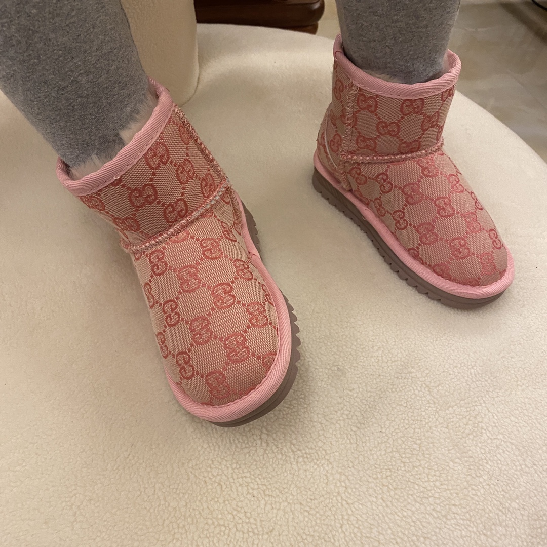 图片[6]-UGG 古驰/LV联名加绒雪地靴尺码表 尺码：25-35， 📣📣不同品牌，不同系列的鞋子，鞋码存在差异 所以一定要量一下宝宝脚长 注意⚠️此款脚长多少选多少✅.…-选品中心