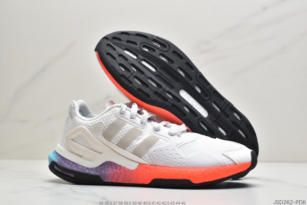 200 公司级阿迪达斯Adidas Day Jogger 2020 Boost  夜行者二代爆米花复古跑鞋 FY3012