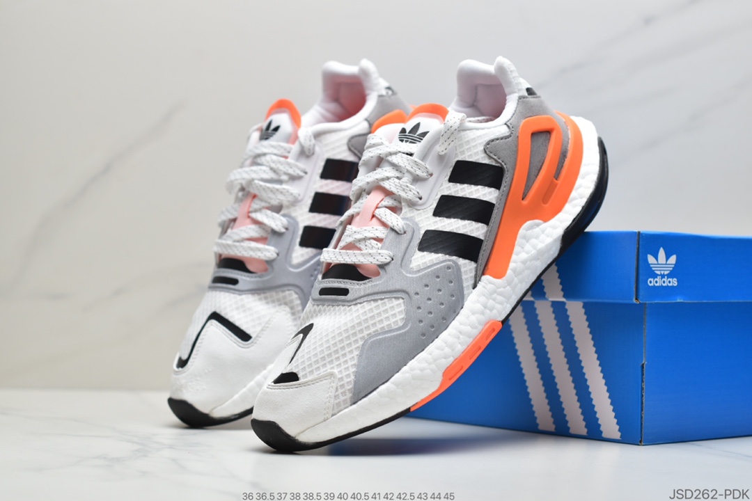 200 公司级阿迪达斯Adidas Day Jogger 2020 Boost  夜行者二代爆米花复古跑鞋 FY3012