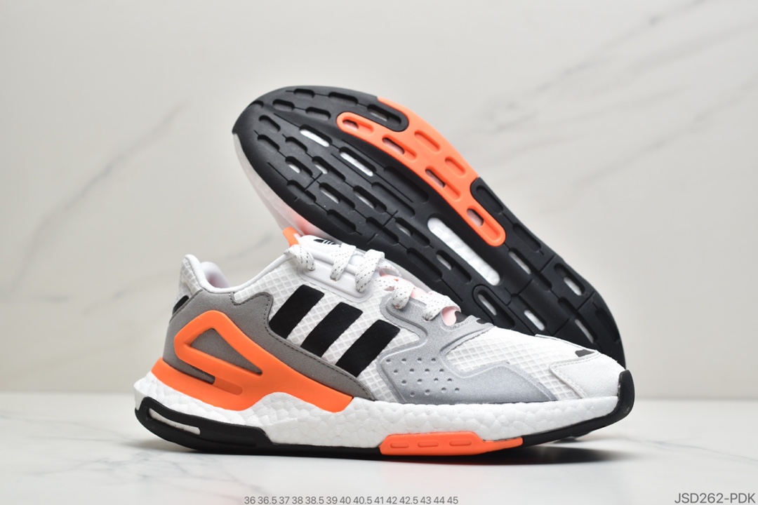 200 公司级阿迪达斯Adidas Day Jogger 2020 Boost  夜行者二代爆米花复古跑鞋 FY3012