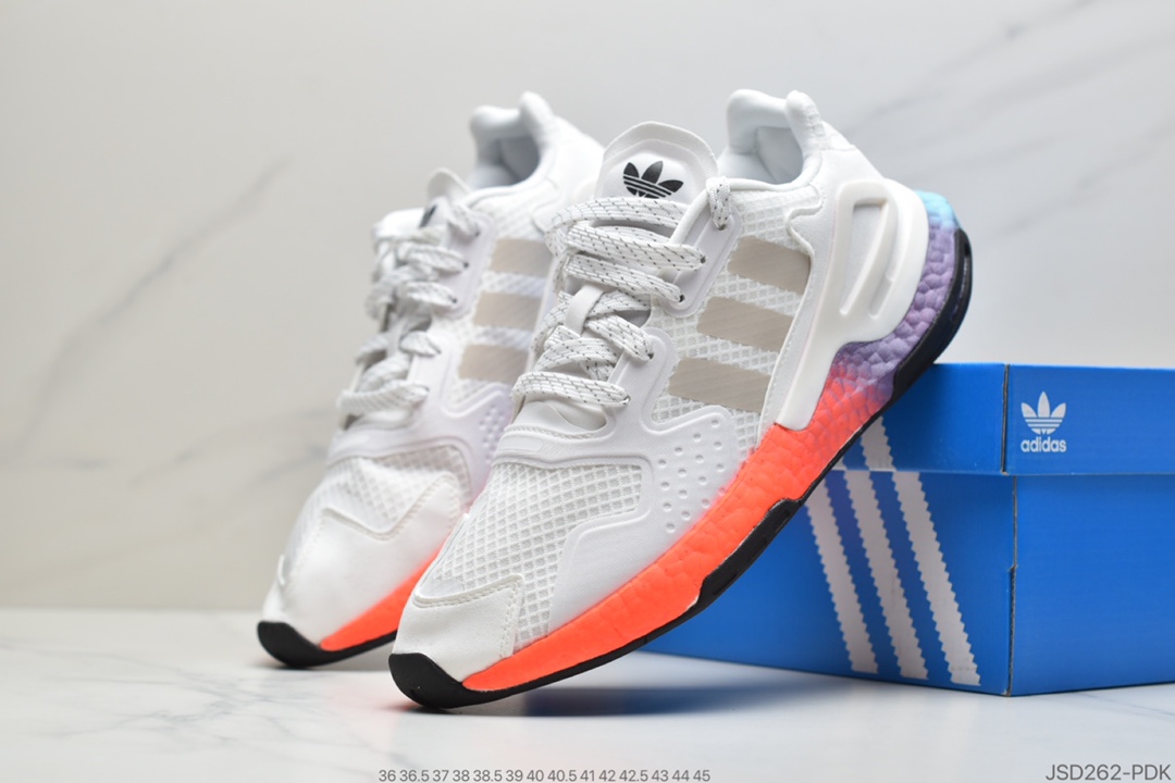 200 公司级阿迪达斯Adidas Day Jogger 2020 Boost  夜行者二代爆米花复古跑鞋 FY3012